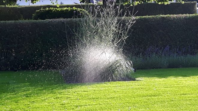 Grastotaal automatische gras beregening Grastotaal automatische tuin beregeningssysteem