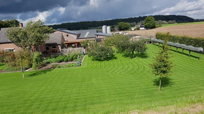 Gras zaaien Kesteren Boerderijtuin inzaaien